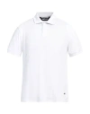 Just Cavalli Man Polo Shirt White Size Xxl Cotton, Polyester, Lyocell In White
