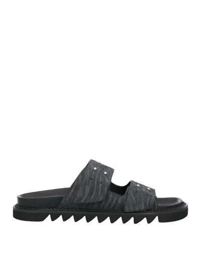 Just Cavalli Sandals In Grey