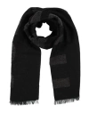 Just Cavalli Man Scarf Black Size - Acrylic, Viscose, Wool, Modal, Polyamide In Black