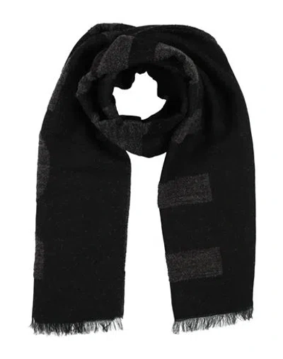 Just Cavalli Man Scarf Black Size - Acrylic, Viscose, Wool, Modal, Polyamide