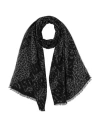 Just Cavalli Man Scarf Black Size - Viscose, Virgin Wool