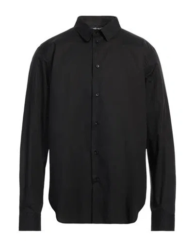 Just Cavalli Man Shirt Black Size 46 Cotton