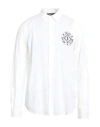 Just Cavalli Man Shirt White Size 46 Cotton In White