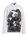 Just Cavalli Motif-print Cotton Shirt In White