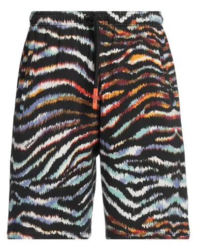 Just Cavalli Man Shorts & Bermuda Shorts Black Size Xl Cotton
