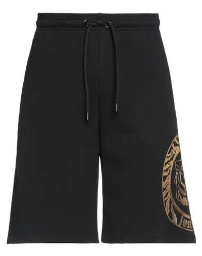 Just Cavalli Man Shorts & Bermuda Shorts Black Size Xl Cotton