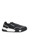 Just Cavalli Man Sneakers Black Size 9 Leather