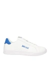 Just Cavalli Man Sneakers White Size 9 Leather In White