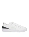 Just Cavalli Man Sneakers White Size 9 Leather In White