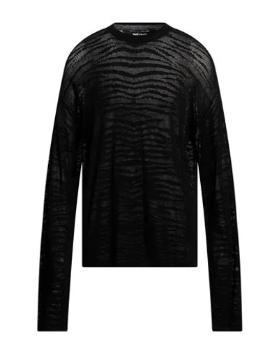 Just Cavalli Man Sweater Black Size M Viscose, Polyamide
