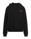 Just Cavalli Man Sweatshirt Black Size 3xl Cotton, Elastane