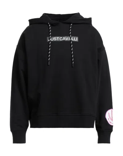 Just Cavalli Sweatshirts In Black