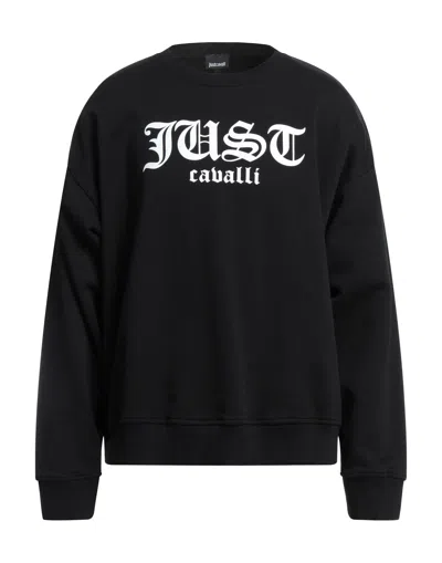 Just Cavalli Sweatshirts In Black