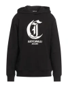 Just Cavalli Man Sweatshirt Black Size Xl Cotton, Elastane