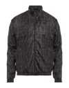 Just Cavalli Man Sweatshirt Black Size Xl Polyester, Elastane, Cotton In Black
