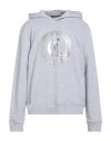 Just Cavalli Man Sweatshirt Light Grey Size 3xl Cotton In Gray