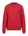 Just Cavalli Man Sweatshirt Red Size 3xl Cotton In Red