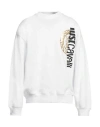 Just Cavalli Man Sweatshirt White Size 3xl Cotton