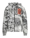Just Cavalli Man Sweatshirt White Size Xl Cotton In White