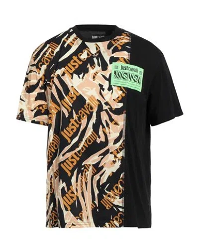 Just Cavalli Man T-shirt Beige Size 3xl Cotton