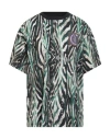 Just Cavalli Man T-shirt Beige Size 3xl Cotton In Green
