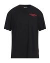 Just Cavalli Man T-shirt Black Size 3xl Cotton