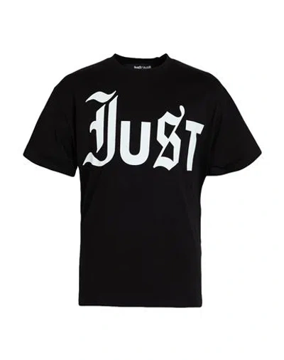 Just Cavalli Man T-shirt Black Size 3xl Cotton