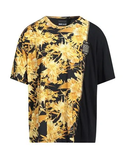 Just Cavalli Man T-shirt Black Size Xxl Cotton