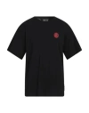 Just Cavalli Man T-shirt Black Size L Cotton