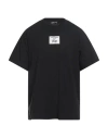 Just Cavalli Man T-shirt Black Size Xxl Cotton In Black