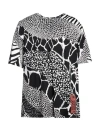 Just Cavalli Man T-shirt Black Size Xxl Cotton In Black
