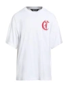 Just Cavalli Man T-shirt White Size 3xl Cotton