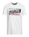 JUST CAVALLI JUST CAVALLI MAN T-SHIRT WHITE SIZE 3XL COTTON