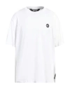 Just Cavalli Man T-shirt White Size 3xl Cotton