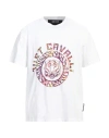Just Cavalli Man T-shirt White Size L Cotton In White
