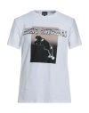 Just Cavalli Man T-shirt White Size M Cotton
