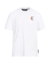 Just Cavalli Man T-shirt White Size Xxl Cotton In White