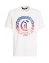 Just Cavalli Man T-shirt White Size Xxl Cotton