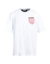 Just Cavalli Man T-shirt White Size Xxl Cotton In White