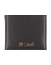 Just Cavalli Man Wallet Dark Brown Size - Leather In Brown