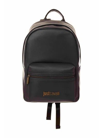 Just Cavalli Mens Backpack In Black