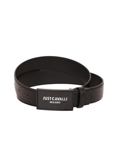 Just Cavalli Mens Belt In Black