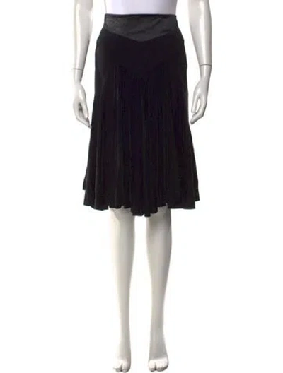Pre-owned Just Cavalli Midi Length Skirt In Black