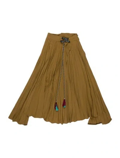 Pre-owned Just Cavalli Midi Length Skirt In Brown