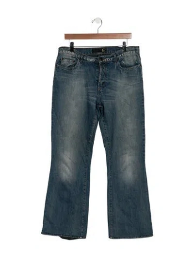 Pre-owned Just Cavalli Mid-rise Flared Jeans In Blue
