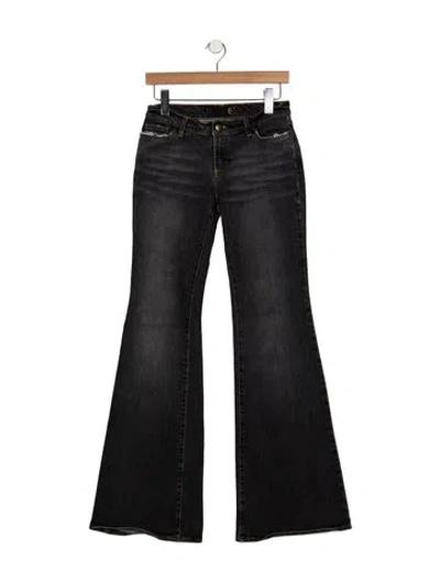 Pre-owned Just Cavalli Mid-rise Flared Jeans In Multi