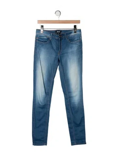 Pre-owned Just Cavalli Mid-rise Skinny Leg Jeans In Blue
