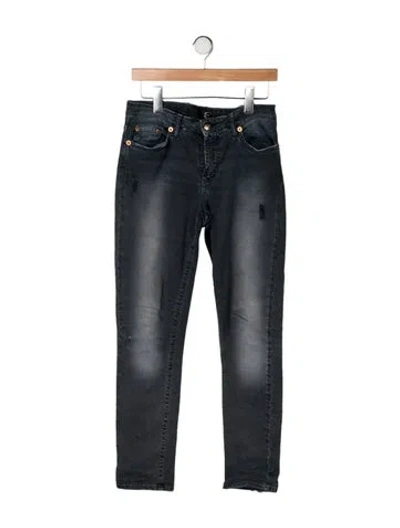 Pre-owned Just Cavalli Mid-rise Skinny Leg Jeans In Grey