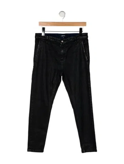 Pre-owned Just Cavalli Mid-rise Straight Leg Jeans In Black