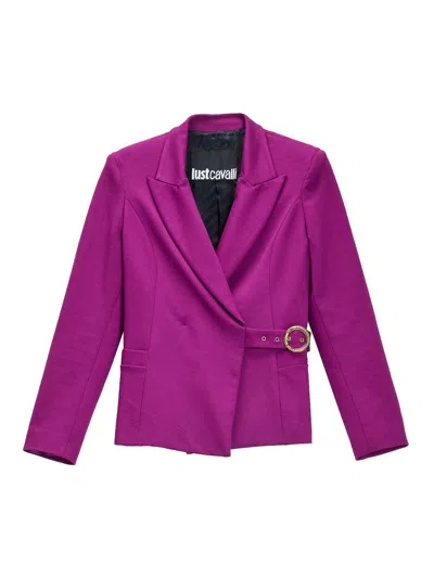 Just Cavalli Milan Jacket In Purple